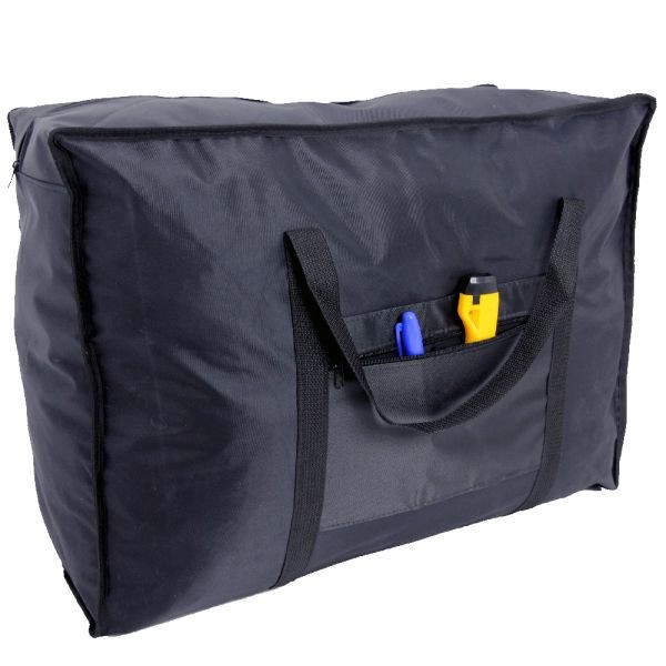Нейлоновая сумка-баул малая с черным карманом 40х35х20см 28л