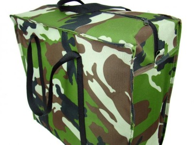 Тканевая сумка-баул большая милитари камуфляж 52х48х30см 78л